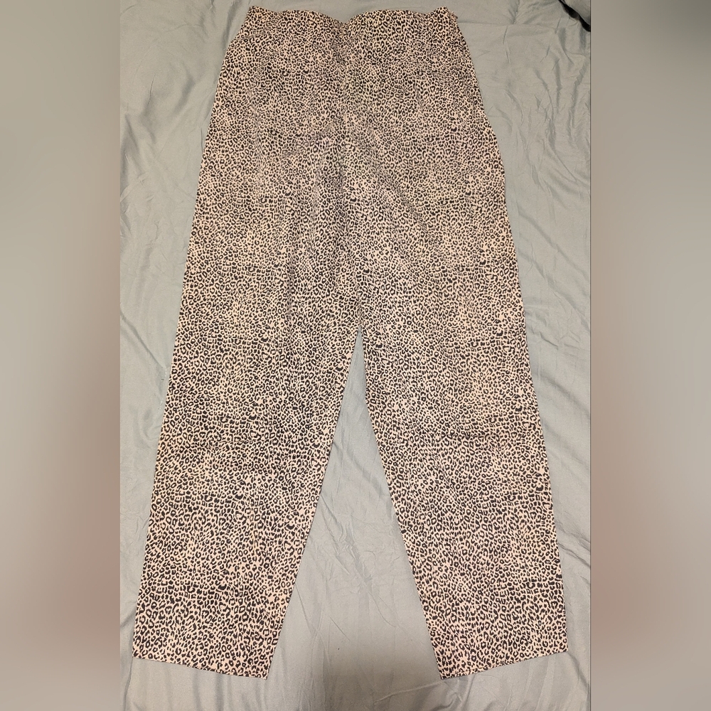 Women's cheetah print trousers